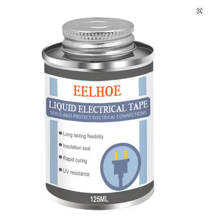 Luzitec™ ProSeal 125ml Liquid Electrical Tape – UV-Resistant, Fast-Drying Insulation & Wire Sealing Adhesive
