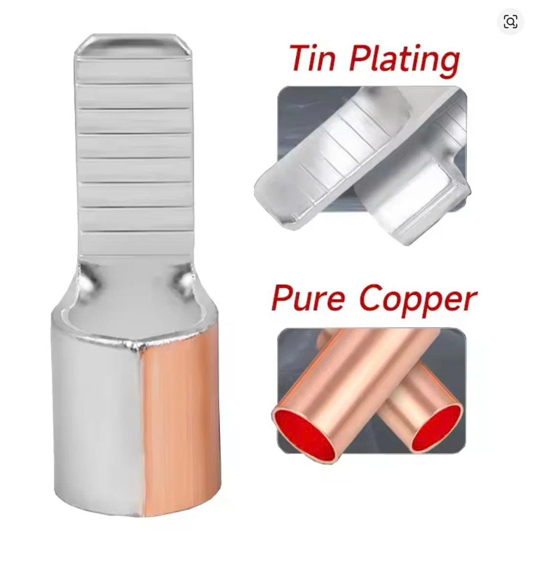 Luzitec™ ProConnect 260PCS Copper Crimp Terminal & Insulated Sheath Kit – Tin-Plated (1.5–10mm²)