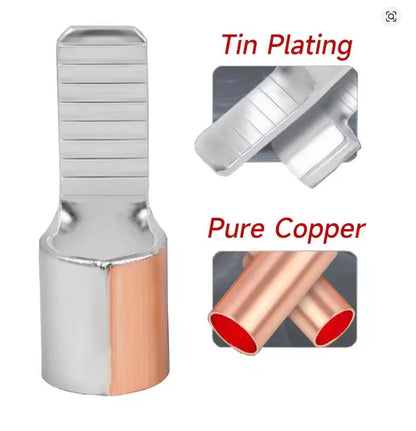 Luzitec™ ProConnect 260PCS Copper Crimp Terminal & Insulated Sheath Kit – Tin-Plated (1.5–10mm²)